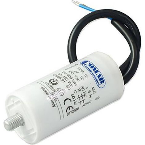 COMAR 600012 1 pz. Condensatore di funzionamento del motore 14 µF 450 V/AC 5 % (Ø) 35 mm
