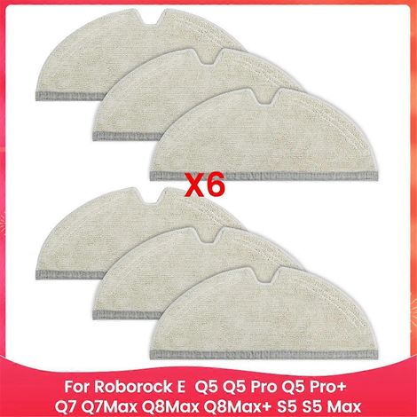 Chiffon de nettoyage en microfibre pour aspirateurs robots des séries E, Q5, Q5 Pro, Q5 Pro+, Q7 Max, Q8 Max, Q8 Max+, S5, S5 Max (1/5)