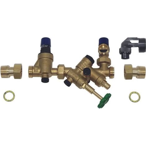 Vaillant Gruppo di sicurezza con riduttore di pressione per sovrapressione di rete inferiore a 16 bar, R 3/4 DG, 000474