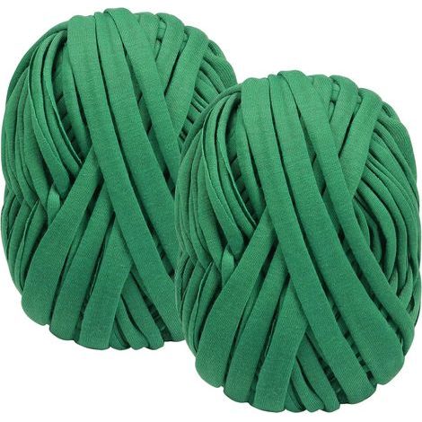Rolls of Garden Twine, 30M X 2CM, Dark Green, Flexible, Reusable Tie for Indoor and Garden Plants (1/5)