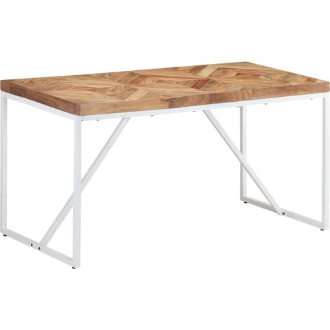 Esstisch 140x70x76 cm Massivholz Akazie und Mango