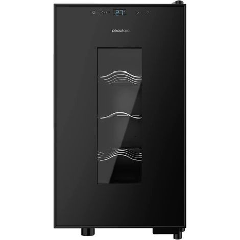Cecotec – Cave à vin de service 21 bouteilles – Système de refroidissement à compresseur – Plage de température 5-18°C – Éclairage LED intérieur (1/5)