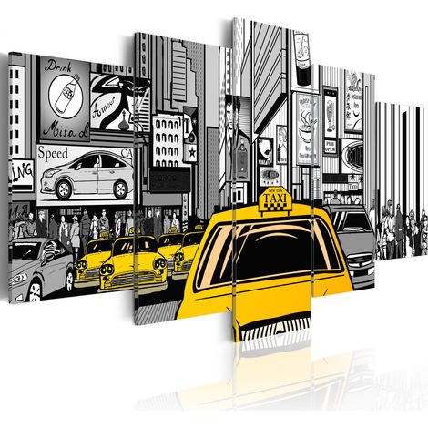 Quadro - Taxi di un fumetto - 200x100 (1/4)