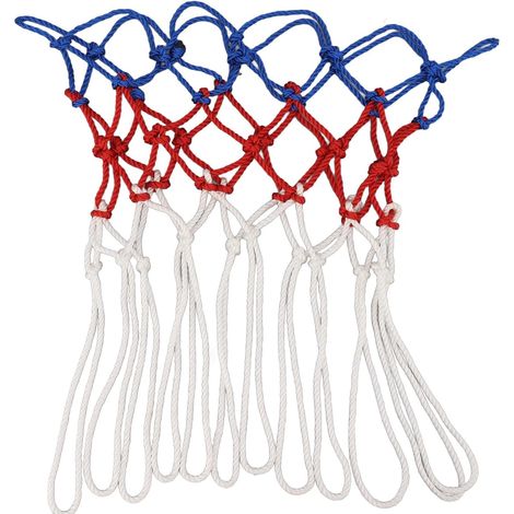 Filet de Basket-Ball Professionnel de Remplacement, Filet de Basket-Ball Anti-Fouet en Polyester Tous Temps pour Match d'entraînement (1/5)