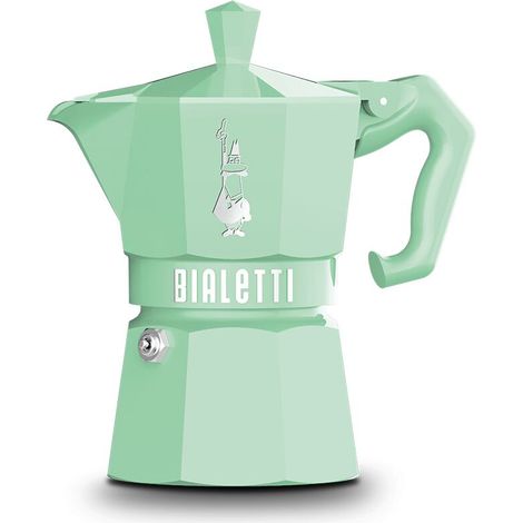 Cafetera italiana, 6 tazas, verde pastel - 0009058 - Bialetti -