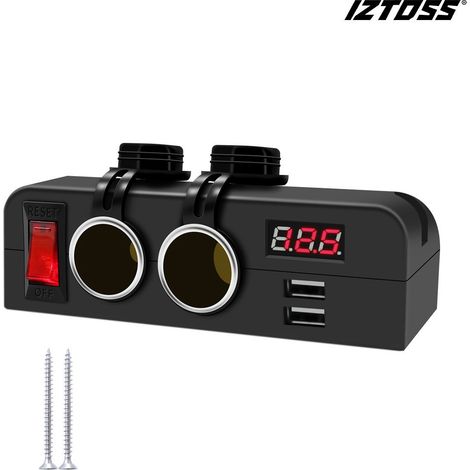 Boîte de connexion 7 voies pour remorque – Étanche – Raccordement des feux de signalisation et freins – Pour caravane, bateau et camping‑car (lot de 7) (1/5)