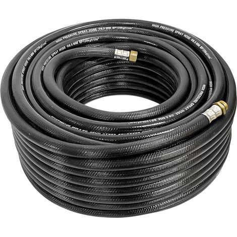 Bricoferr Tuyau noir pour pulvérisateur de 8,5 mm - 30 mètres (1/2)
