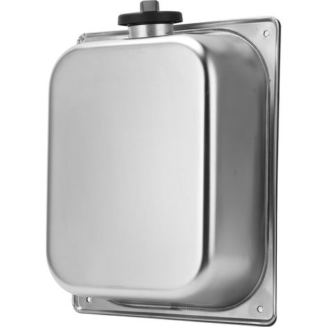 Réservoir de carburant diesel/essence en acier inoxydable d'une capacité de 7 litres pour chauffage de stationnement Webasto