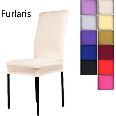 Housse De Chaise - Spandex Haute Densité - Extensible Lavable En Machine - Pour Salle À Manger Et Événements - 6 Pièces (1/4)