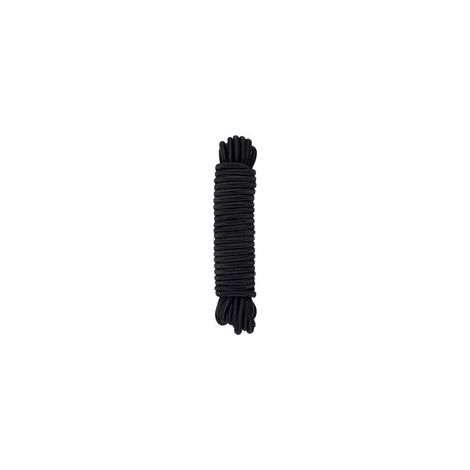 Tendeur Élastique Noir, 8 mm x 10 m, Corde en Polypropylène pour Fixation (1/4)