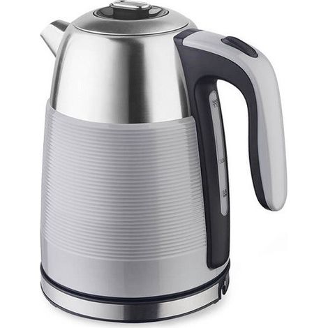 Elektrischer Wasserkocher aus Metall, Grau, 1,7 l, 2200 W, Maestro MR-051-grau (1/3)