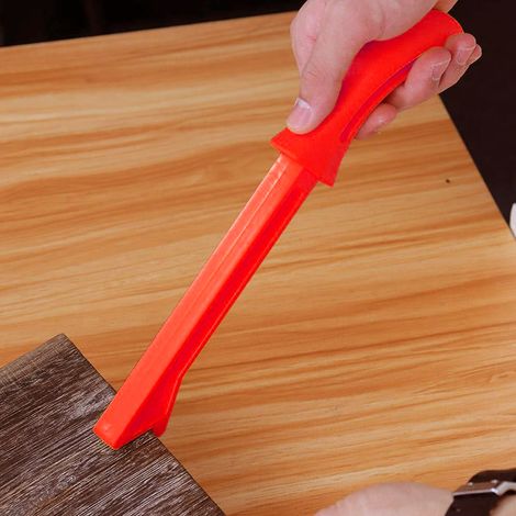 4-teiliges Sicherheits-Gleitwerkzeug aus Kunststoff für die Holzbearbeitung (rot) (1/5)