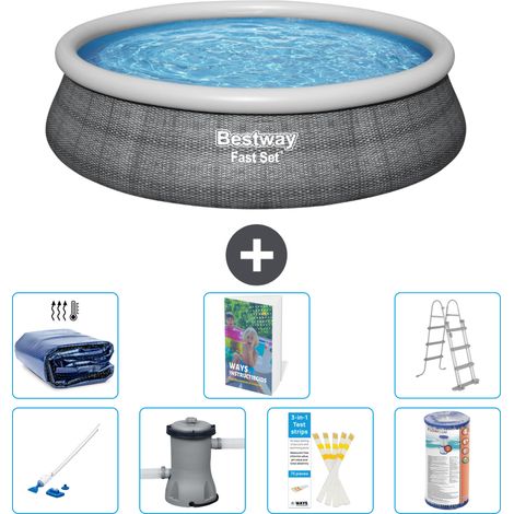 Bestway Piscina Bestway Fast Set Redonda - 457x107 cm - 8-piezas S375 (1/5)