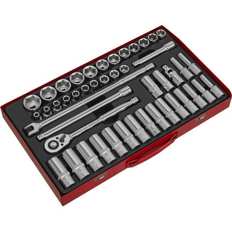 Sealey Premier Socket Set 1/2""Sq Drive 46pc AK6941 (1/5)