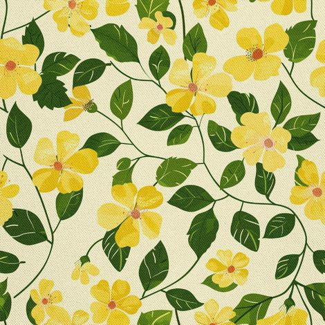 Tela decorativa para exteriores Oxford - Motivo primaveral I DX7631 (1/5)