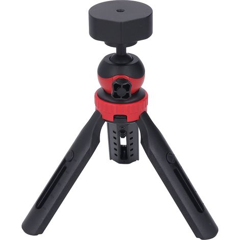 Kit de fixation pour trépied avec adaptateur, base en alliage d'aluminium, trépied à hauteur réglable pour mini-antenne + adaptateur noir (1/5)