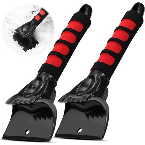 Eiskratzer Set für Auto, 2 Stück, mit ergonomischem Griff (1/5)