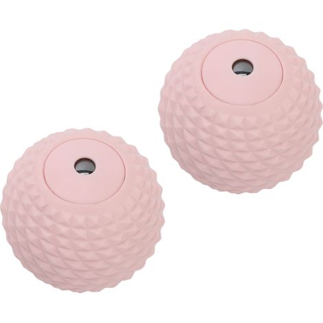 Lot de 2 Balles de Massage en PVC pour Yoga, Pieds, Épaules et Muscles - Rouleau de Massage pour Détente et Relaxation (1/5)