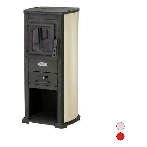 STUFA A LEGNA KARINA  5-7 KW Misura: Rossa