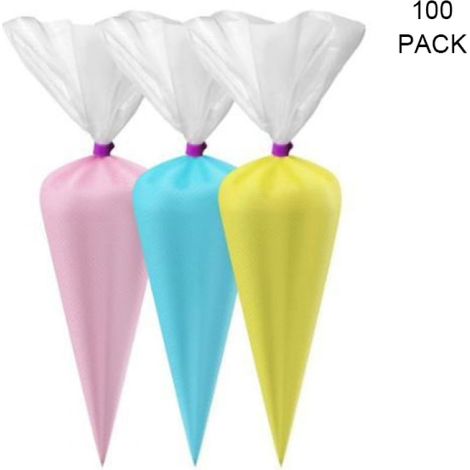 Sachet Alcool 100 Pièces - Jetable - Transparent - Pour Boulangerie - 16x29 cm 19x36 cm 21x39 cm (1/5)