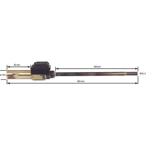 Réchauffeur de fioul pour Thyssen TB 0V/ TB 01 V / tige de gicleur chauffable 30-110W VITH 265