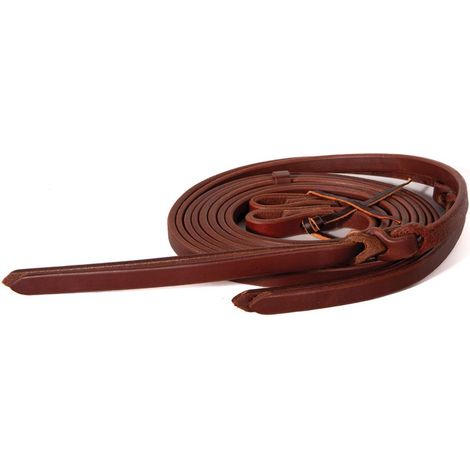 Redini western a coda di papavero in cuoio oliato 5/8"
