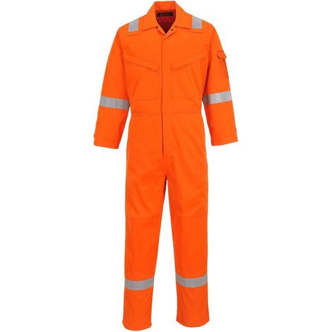 Tuta Araflame Silver Colore: Arancione Taglia 38 - Portwest