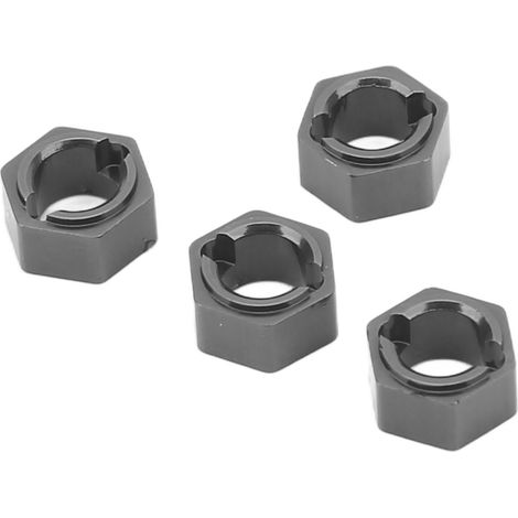 Professioneller 7-mm-Sechskant-Antriebsradadapter aus Aluminiumlegierung für FMS FCX24 1/24 ferngesteuertes Auto, Titanlegierung. (1/5)