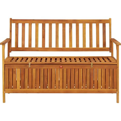 Maison Exclusive - Gartenbank mit Stauraum 120 cm Massivholz Akaz (1/5)