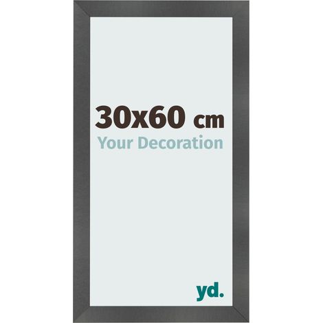 yd. - Cadre photo 30x60 - Noir Mat - MDF - Pisa (1/5)