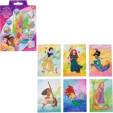 Autocollants diamant princesse Disney réalisés (1/3)