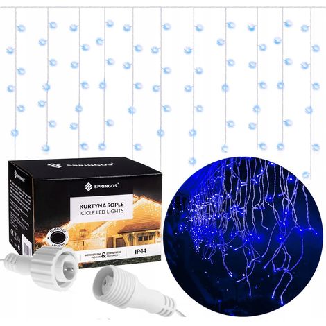 LUCI A STALATTITE 500 LED ESTERNE FUNZIONI FISSE IP44