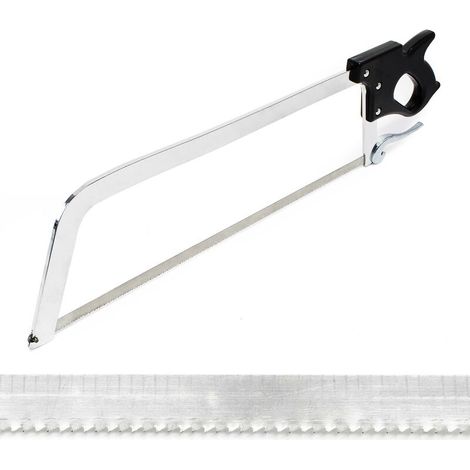Sega da macellaio professionale XL, utensile da cucina manuale, lama per gastronomia, salumi, ossa grandi