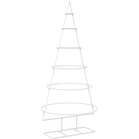 Árbol de Navidad de metal con soporte KUOPIO 150 cm Acero vidaXL
