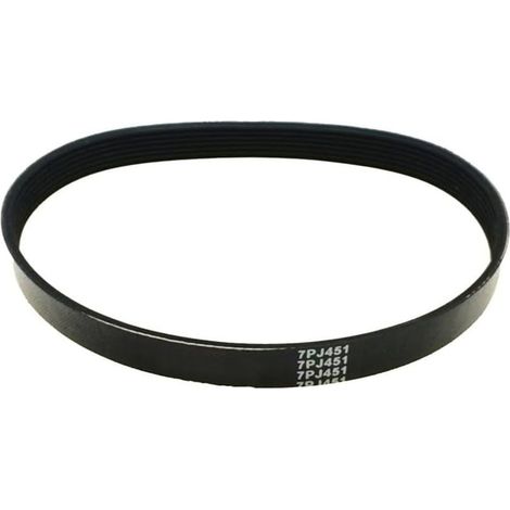 Courroie D'Entraînement 7 Nervures 7Pj451 De 16 Mm De Large Pour Tondeuse À Gazon Bosch Rotak 320 Circonférence Extérieure 451 Mm Courroie De Rechange Pour Équipement De Jardin Et Tondeuses À Gazon (2 (1/5)