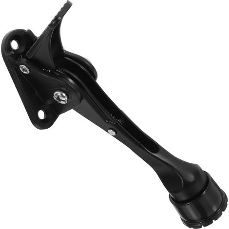 Butée de porte réglable avec base en caoutchouc 1 jeu pour maison bureau et garage compatible avec tous types de sols système de maintien pratique (1/5)