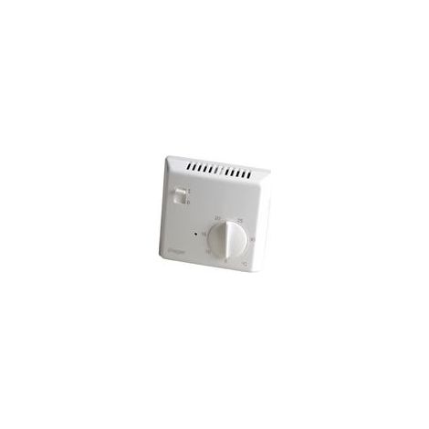 Hager – Thermostat électronique pour chauffage 230V – Réglage 5-30°C – Protection IP30 – Contact inverseur 8A – 25513 (1/2)