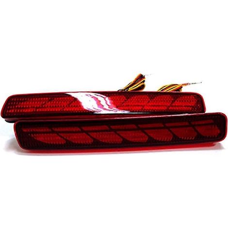 1 paire de feux de pare-chocs arrière pour NOAH VOXY 80 Prius série 40, feux de pare-chocs arrière à LED dynamiques rouges