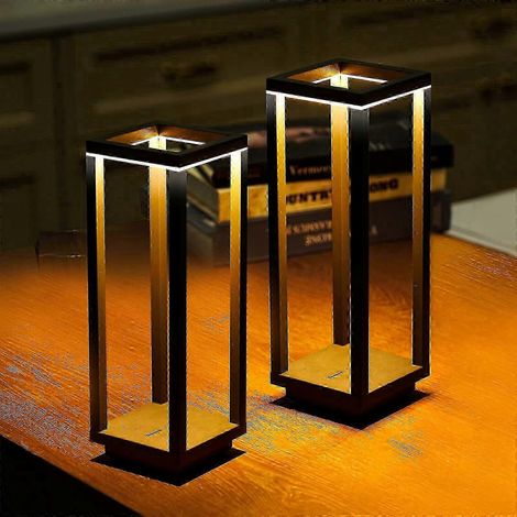 Stück kabellose Tischlampen, wiederaufladbar, IP55, 60 Stunden Laufzeit, tragbare Tischlampen für den Außenbereich (1/5)