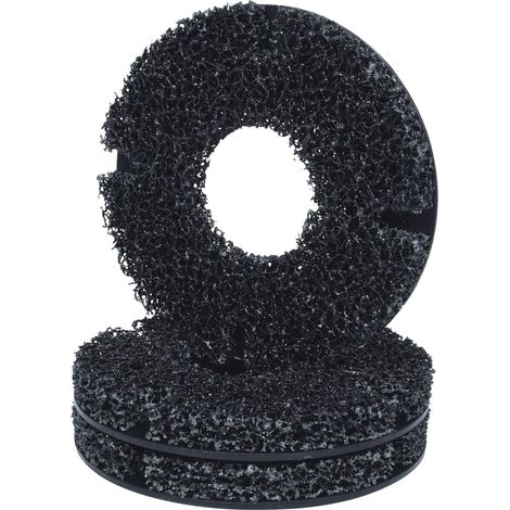 KS TOOLS  juego de  discos de  repuesto para  pulidor de  bujes de  rueda Ø  160 mm  Ø interior  60 mm  3 pzs  - 100.4075 (1/2)