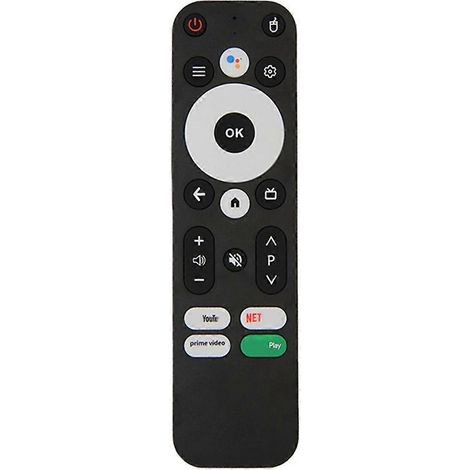 Replace Voice Remote Control for MECOOL KM2 KM2 PLUS ONN Android 4K UHD TV Box Bluetooth Voice Remot Black (1/5)