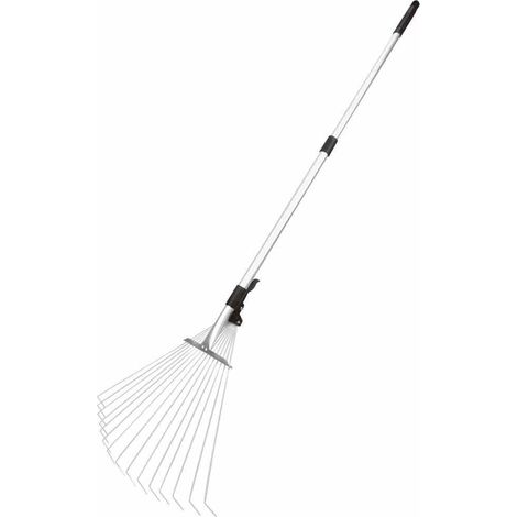 Teleskop-Laubrechen 154 cm Alu-Stiel, 25 mm (1/2)