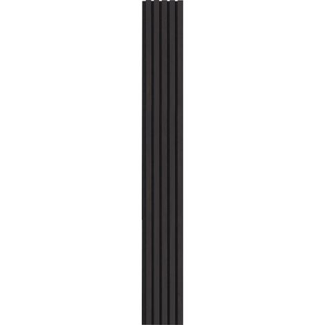 Mophorn Pannelli acustici in doghe di legno da 7,9 x 94,5 pollici, pannelli da parete in legno MDF per decorazioni da parete per interni moderni, riduzione del rumore, pannelli in finto legno (1/5)