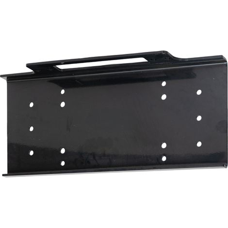 Mw Tools – Plaque de montage pour treuils 8,5 t – Tôle d'acier 6 mm – Dimensions 550 x 250 x 100 mm – Revêtement époxy – UM85 (1/3)