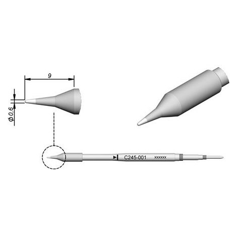 Cartucho Para T245-A C245-001 JBC