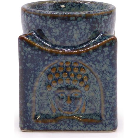 Brûleur Bouddha Carré - Bleu Poudré- Vendu par 1 (1/4)