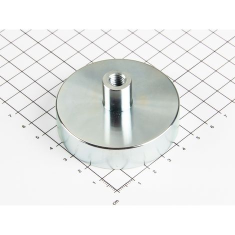 Magna-C Neodym Flachgreifer mit Gewindebuchse Ø60x30mm (1/4)