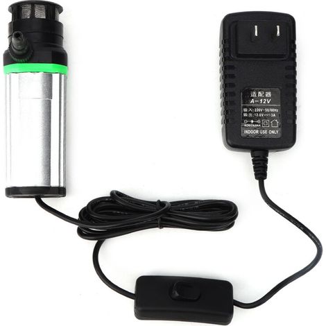 Pompe à eau submersible 12V mini portable pour refroidissement cycle DC, prise CN 220V (1/5)