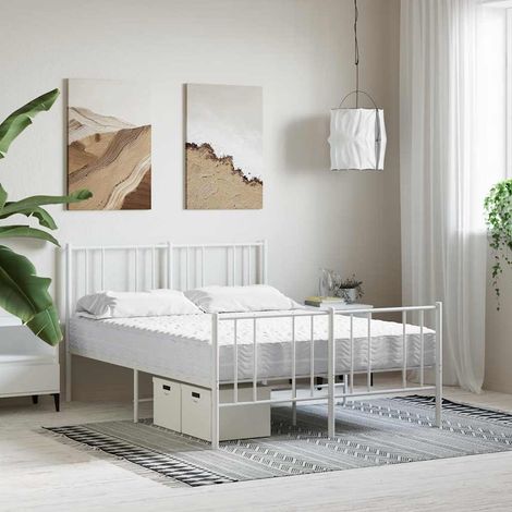 Matelas de lit Matelas en mousse blanc 140x210 cm dureté H2 H3 CFW98784 (1/5)