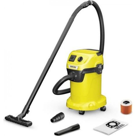 Aspirateur eau et poussiere KARCHER WD 3 P V-19/4/20 - Cuve polypropylene 19 L - 1000W (1/5)